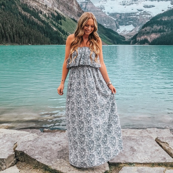 Strapless Maxi Dress - Picture 1 of 1